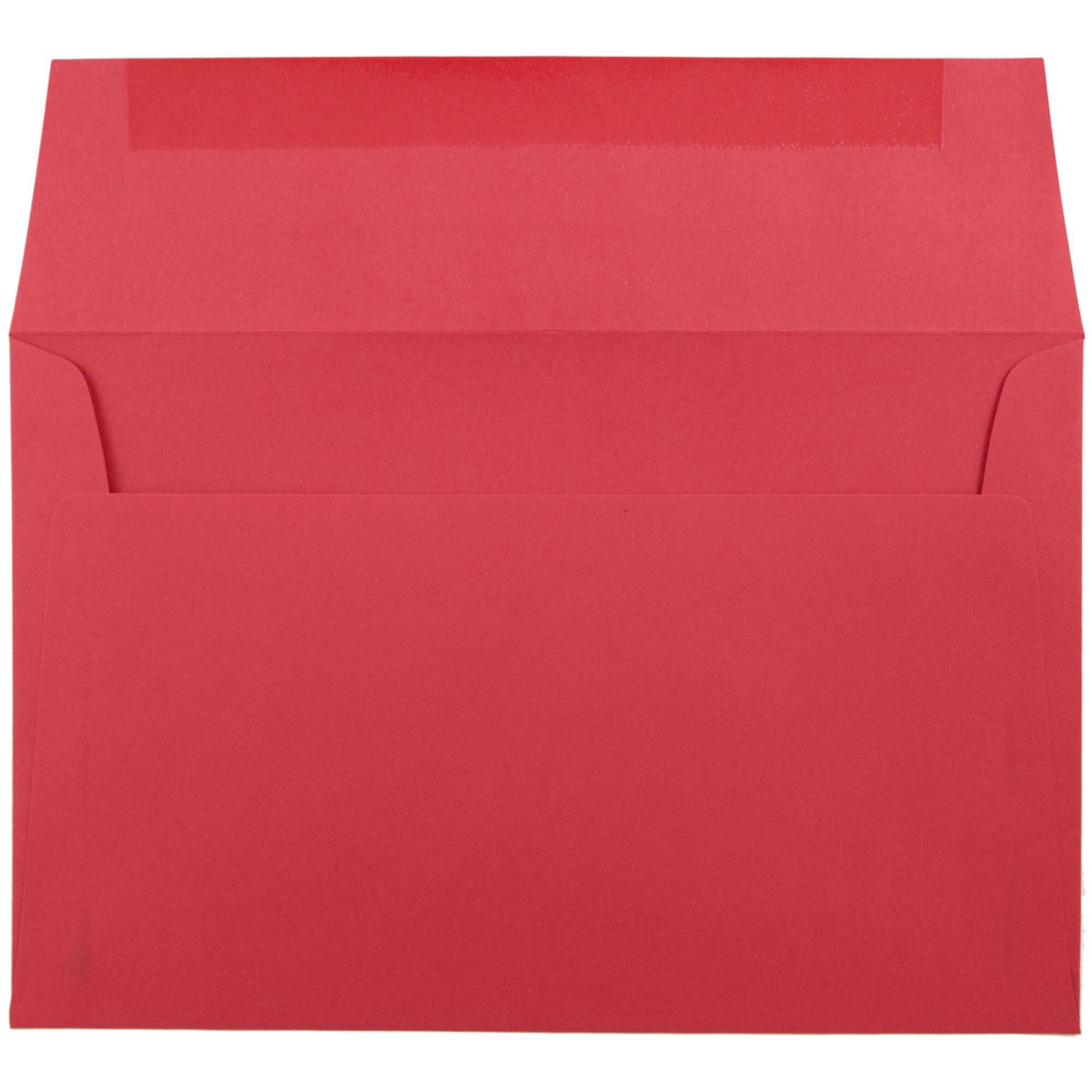 JAM Paper 5.75" x 8.75" Red Invitation Envelopes, 250ct.